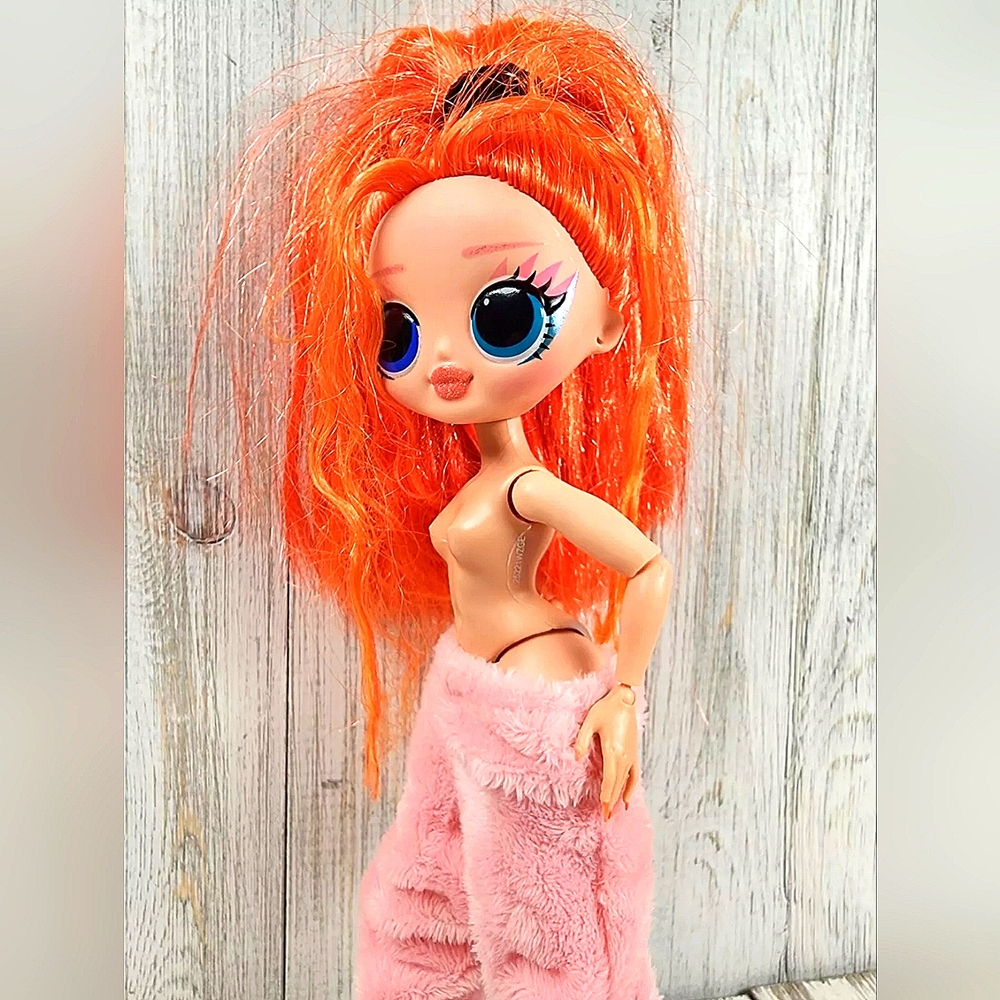 MGA LOL Surprise OMG Major Lady Soft PINK Pants Fashion Doll Topless 10" Rare